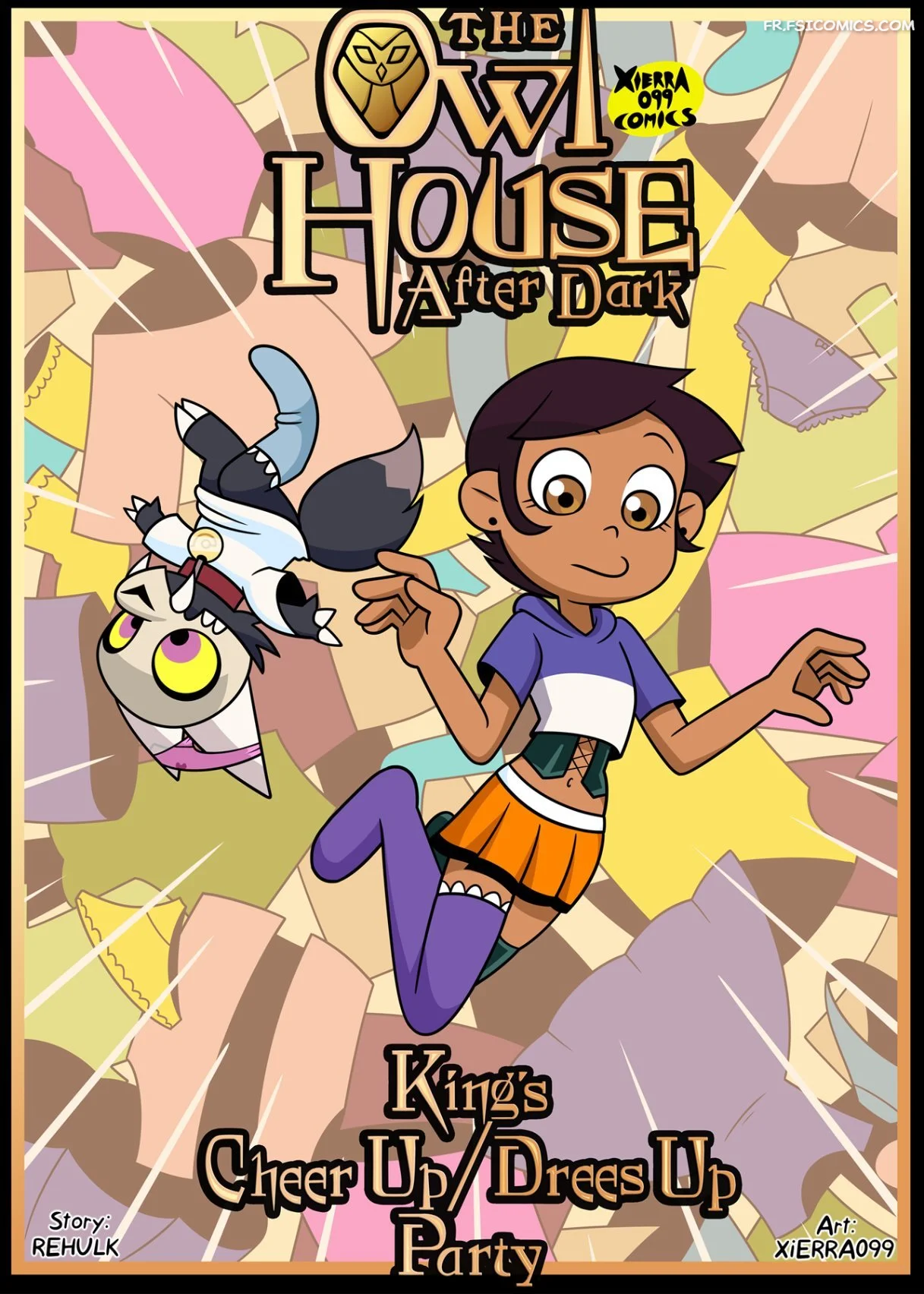 the owl house after dark kings cheer up dress up party xierra099 001