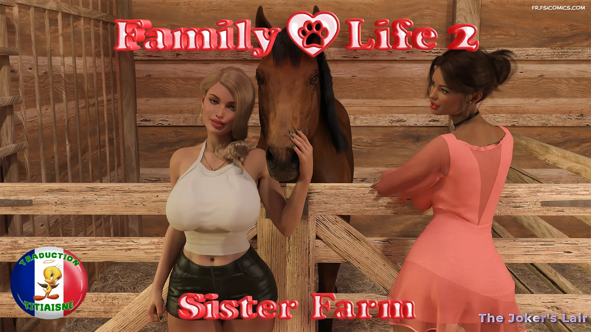 family life chapitre 2 sisters farm the joker's lair 001