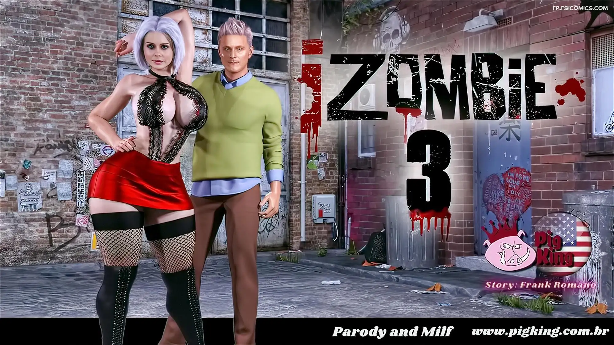 izombie chapitre 3 mega parodies aka pigking 001